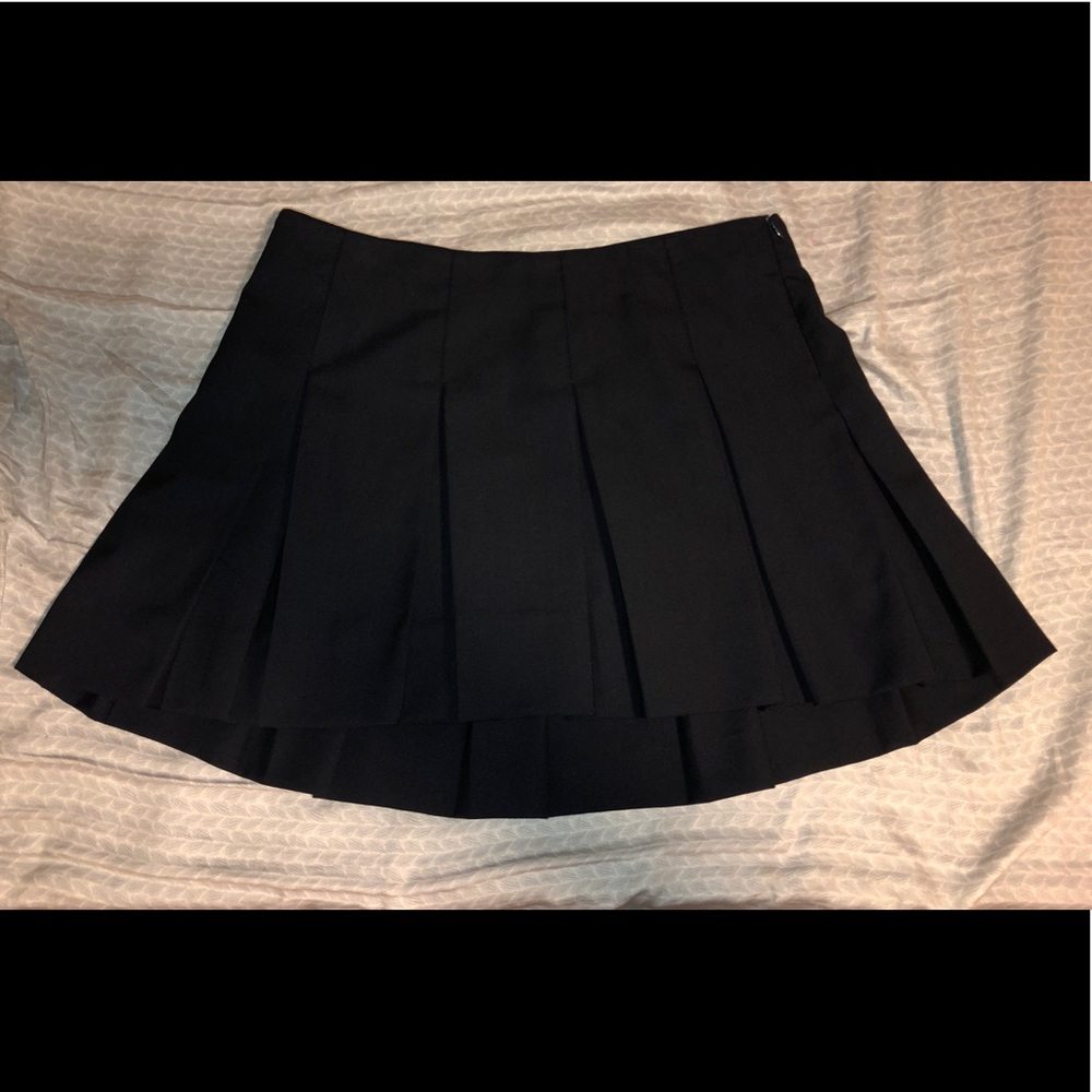 Vintage Navy Blue Mini Skirt (high waisted)